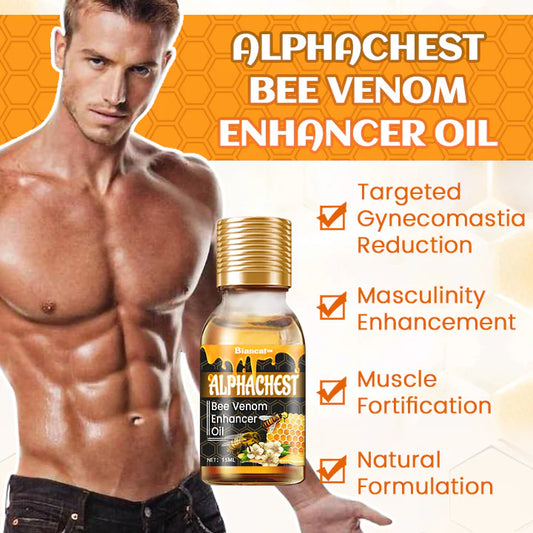 Huile chauffante pour gynécomastie au venin d’abeille Dobshow™ MenTherm